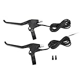 Bremshebel Fahrrad, Fahrrad Bremshebel mit 1,5m Draht Aluminiumlegierung E-Bike Bremshebel für Fahrrad mit 22,5mm Lenk