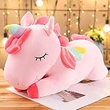 80CM Kawaii Riesengröße Liegendes Einhorn Plüschtiere Schöne Gefüllte Weiche Tier Schlaf Kissen Kissen Baby Niedlich Geburtstag Weihnachtsgeschenk 25CM R