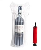 HUYIWEI YFOX 10 Weinflaschen-Schutzvorrichtungen und aufblasbare Luftsäulenbeutel für die Luftpumpe für eine sichere Verpackung und einen sicheren Transp