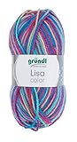 Gründl 3608-18 Lisa Premium Garn, Acrylic, Petrol-Mint-Lila-Color, etrol, Farbe 18