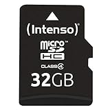 Intenso Micro SDHC 32GB Class 4 Speicherkarte inkl. SD-Adap