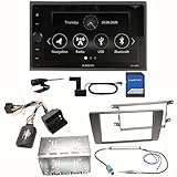 XZENT X-427 Digitalradio Bluetooth USB Autoradio DAB+ PKW Navigation Einbauset kompatibel mit Skoda Octavia 2 Yeti 5L