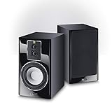 Magnat Signature 703, schwarz, 1 Paar - dynamischer 3-Wege Regal-Lautsprecher mit edler Hochglanz-Front für fantastischen Stereo- und Heimkino-S