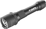 VARTA Indestructible 1 Watt LED F20 Taschenlampe/Arbeitsleuchte (inkl. 2 Longlife Power AA Batterien, kratzfestes und spritzwassergeschütztes Gehäuse)