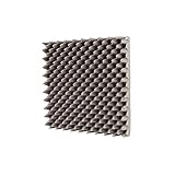 Wasserdichte Akustikplatten, Farbquadratische Klangabsorptionsplatten Bar Ktv Schallabsorbierende Baumwolle 50 * 50 * 5 Cm Akustikraumbehandlung(Color:grau)