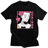 Männer Hunter X Hunter T-Shirt vorgeschrumpft Baumwolle Awesome T-Shirt O-Ausschnitt Kurzarm Hisoka Morow Anime Harajuku T