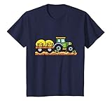 Kinder Trecker T-Shirt Traktor Jungen Fahrzeuge Bauernhof T-S
