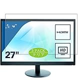 Vaxson 3 Stück Schutzfolie, kompatibel mit AOC E2770 / E2770SHE / E2770S / E2770SH 27' Display Monitor, Displayschutzfolie Bildschirmschutz Blasenfreies [nicht Panzerglas]