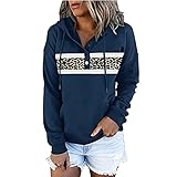 MEIYIKELO Pullover Damen ohne Kapuze - Kuschelpullover Basic Sweatshirt mit Schalkragen Island Pullover Damen Weihnachts Geschenke Frauen Kuschelp