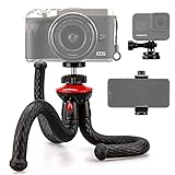 Lammcou Kamera Stativ, 3in1 Handy Stativ Flexibel Ministativ Leicht Octopus Gorilla Dreibein-Stative Fotostativ für Camera Phone Actioncam Hero 10 9 8 Max Trip