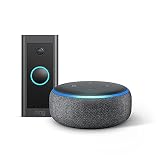 Ring Video Doorbell Wired von Amazon + Echo Dot (3. Gen.) – HD-Video, fortschrittliche Bewegungserfassung, festverdrahtete Installation | Mit 30-tägigem Testzeitraum für das Ring Protect-Ab
