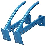 ECD Germany 2 Stück Ziegelzange 430-700 mm einstellbar, aus Stahl, robust und komfortable, Steinheber Klinkerträger Steinzange Steingreifer Ziegelträger Träger Greifzang