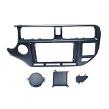 CAIFEIYU O Funkarmrahmen FIT FIT for KIA Rio 2012 9 Zoll Big Sn Stereo-Dash-Armaturenrahmen (Color Name : Black)
