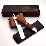YASEking Rasierer for Männer Set Professionelle Sharp Stahl Haar Schaber und Pfirsich S