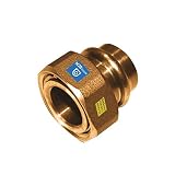 Kupfer Pressfitting Verschraubung V 15-3/4' Überwurfmutter | DVGW-Gas+W