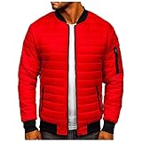 Herren Übergangsjacke Jacke Sportlicher Stil Daunenjacke Leichte Steppjacke Funktionelle Jacke Herbst Bomberjacke Stehkragen Kapuze Steppjacke Kapuzenjacke Leichte Outdoor Puffer Jacket Gep