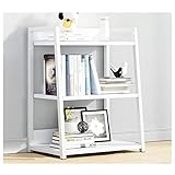 OUMYLFCNEC Bücherregal Bücherregal Holz- und Metallregale Industrieller Bücherregal Leiterregal Lagerregal-Regal für Eingangsbereich Wohnzimmer Schlafzimmer Home Office Kitchen Desktop Org