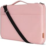 DOMISO 15.6 Zoll Laptop Tasche Hülle Wasserdicht Stoßfestes Notebook Sleeve Case Schultertasche für 15.6' HP 15/ThinkPad E575/Lenovo IdeaPad S510/Dell XPS 15/Samsung Notebook Odyssey,R