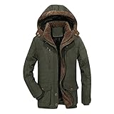 Orgrul Herren Steppjacke mit Softshell-Ärmeln, Gefütterte sportliche Übergangsjacke in Daunenjacken-Optik Herrenjacke Moderne leichte Winterjacke warme Jacke für Männer 90E (XXXXL, Armeegrün)