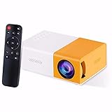 Mini-Projektor G300 Tragbarer Drahtloser LED-Projektor 1080P Full HD-unterstütztes Heimvideokino Mmit HDMI-USB-AV-Filmprojektor Kompatibel Alle Geräte für Partyspiele Kind V