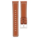 Uhrenarmband aus Rindsleder, 2 Farben, Sport-Uhrenarmband für Damen und Herren, inkl. Schmuckarmband für Uhr + Uhrenarmband, strapazierfähiges Rindsleder (1#)