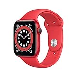 Apple Watch Series 6 (GPS, 44 mm) Aluminiumgehäuse Product(RED), Sportarmband Product(RED)