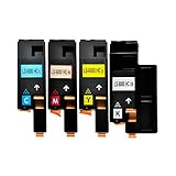 4 Toner kompatibel für Xerox Phaser 6000 6010 N WorkCentre 6000 Series 6015 V B NI WC 6000 Series 6015 V B NI - 106R01627-106R01630 - Schwarz 2000 Seiten, Color je 1400 S