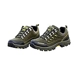 Outdoor Leder Peeling wasserdichte Bergsteigerschuhe Schnür Wanderschuhe Damen Sportschuhe zum Klettern Berg Armee grün, 39 U