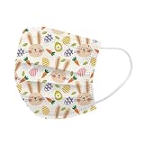 10/20/50/100 pc Unisex Erwachsene Ostern Schal - Universal Fashion niedlich Tier Druck Bequeme elastische Earloop Schal für Oudoor täglich - 10121-9