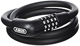 ABUS 13416 Kabelschloss Tresor 6415C + SCMU-Halterung - Zahlenschloss aus 15 mm starkem Stahlkabel mit PVC-Hülle - ABUS-Sicherheitslevel 5 - 85 cm - Schw