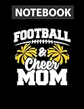 Football Cheer Mom - High School Cheerleader - Cheerleading Notebook, journal pages, book, gift, w