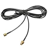 Runtodo WLAN Verlaengerung Antennenkabel RP SMA Stecker - RP SMA Buchse WiFi R