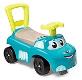 Smoby 720525 Mein erstes Auto Rutscherfahrzeug, Kinderfahrzeug mit Staufach und Kippschutz, für drinnen und draußen, für Kinder ab 10 Monaten, B