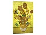 GUTTATY Sonnenblumen Leinwand Wandkunst, Floral Leinwand Wandkunst, Sonnenblume Blumen Leinwand Malerei, Sonnenblumen Wandkunst Dekor für Frauen, Schlafzimmer Dekor, Bürodekoration 45.7 x 61