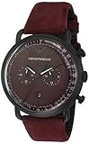 Emporio Armani Herren Chronograph Schwarz Ton Edelstahl Uhr AR11265