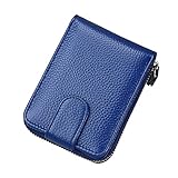 Geldbörse, Kartenetui, modisch, blockierend, Kreditkartenhalter, Kartenetui, Tasche, Reißverschluss, Portemonnaie, Rb, app. 12 x 8cm / 4.72 x 3.14in,