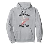 Skateboarding Is My Life Fun Skateboarder Grafik Pullover H