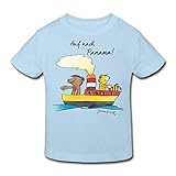 Spreadshirt Janosch Tiger Und Bär Auf Nach Panama Kinder Bio-T-Shirt, 110-116, Hellb