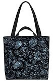 VOID Kohle Grillen Textur Tasche 33x33x14cm,15l Einkaufs-Beutel Shopper Einkaufs-Tasche Bag