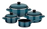 GSW 190107 Kochtopf-Set Blue Shadow 7-tlg, Stahl-E