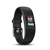 Garmin vívofit 4 Fitness Tracker, personalisierbares Farbdisplay, schlankes Design, bis zu 1 Jahr Batterielaufzeit , schwarz , Medium/Larg