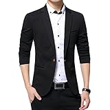 Allthemen Herren Sakko Sportlich Slim Fit Blazer Männer Modern Freizeit Jackett Business Anzugjack