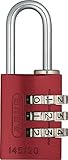 ABUS Aluminium-Zahlenschloss 145/20, rot, 46606