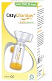 EasyChamber Antistatisches Abstandsgerät mit Kindermaske, Inhalatorkammer, Verwendung mit Dosieraerosol, BPA- und Latexfrei Latex