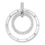 THOMAS SABO Damen-Anhänger Kreise 925 Sterling Silber Zirkonia weiß PE654-051-14