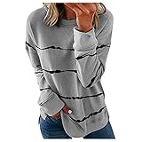 XTBFOOJ Beste Freunde Pullover Kapuzenpullover jacken Damen Mantel Sweater Coat t Shirts Langarmshirt Sweatshirt Jungen Bluse Damen Hoodie mädchen Strickjacke grau Damen Fitness Oberteile D