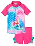 Playshoes Mädchen Meerjungfrau Schwimmshirt-Set, Rosa, 122/128