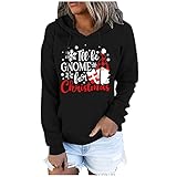 Weihnachten tunika damen langarm elegant lang damen kapuzenpullover hoodie damen weste blouses for women kleider herbst damen pulli frauen damen zopfmuster elegante pullover damen vintage sw