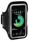 ONEFLOW Sportarmband Handy kompatibel mit Samsung Galaxy A3 (2016) Armtasche Fitness Armband Sport Laufarmband Outdoor Handyhülle Joggen Arm Halterung Smartphone Handytasche, Schw