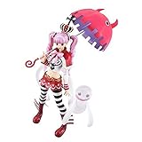 SXXYTCWL 24CM ONE Piece Perona Geist Prinzessin Rosa behaarte Schöne Mädchen Zeichentrickfigur Modell Möbel Action-Figur Statue Geschenk jiany